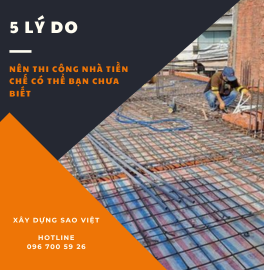 5 Lý do nên thi công nhà tiền chế có thể bạn chưa biết