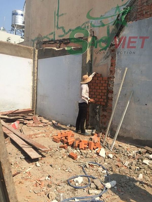 Sửa chữa nâng tầng ngôi nhà của anh Giang tại Quận Bình Thạnh