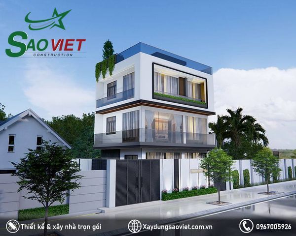 mẫu nhà phố 1 tret 2 lầu hiện đại 5