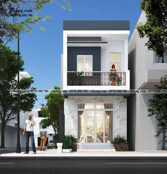 xây nhà 70m2,40m2,50m2 2 tầng