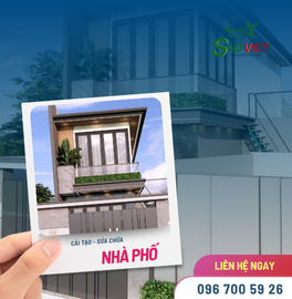 MẪU THIẾT KẾ SỬA CHỮA CẢI TẠO NHÀ PHỐ | SAO VIỆT