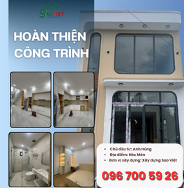 HOÀN THIỆN NỘI THẤT – CÔNG TRÌNH HÓC MÔN