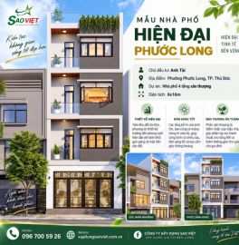THIẾT KẾ NHÀ PHỐ 4 TẦNG TRÊN DIỆN TÍCH 6X16M