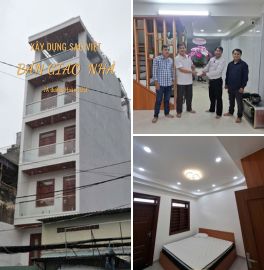 BÀN GIAO NHÀ MỚI TẠI 7A ĐƯỜNG HOÀNG BẬT