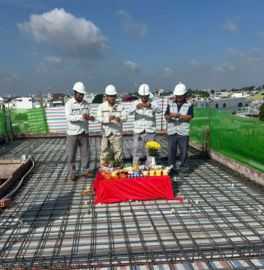 LỄ CẤT NÓC CÔNG TRÌNH NHÀ PHỐ TẠI PHƯỜNG LONG BÌNH